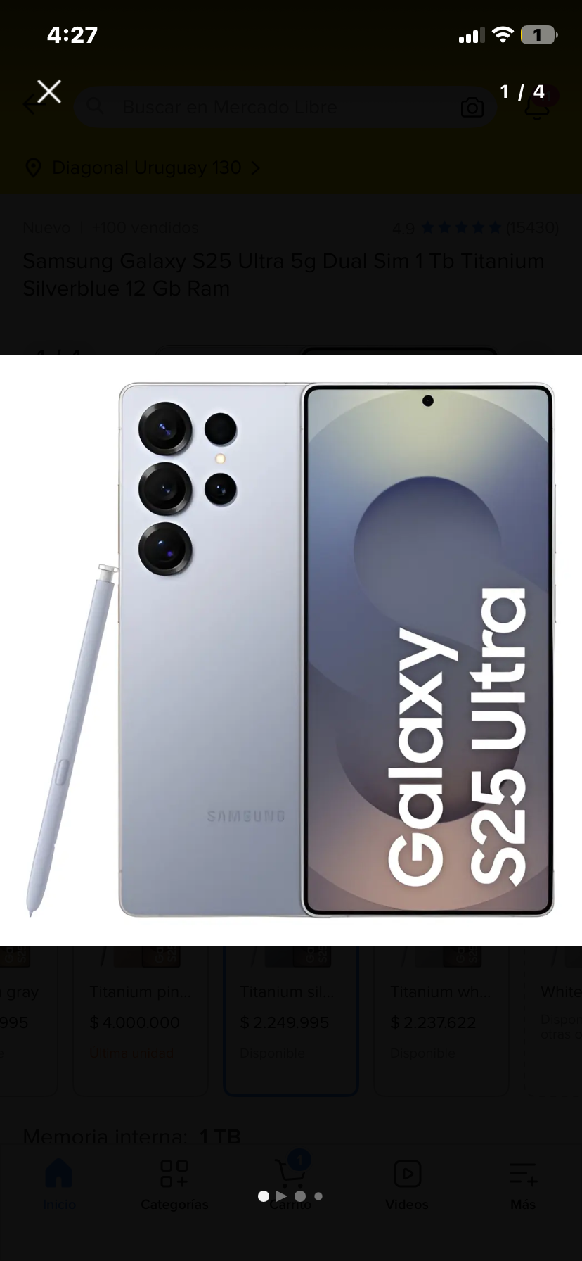 📱 Samsung S25 Ultra 512GB (12GB RAM)