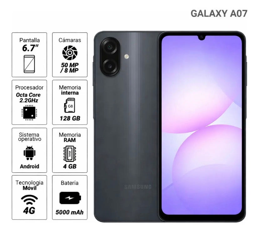 📱 Samsung Galaxy A07 4GB RAM 64GB