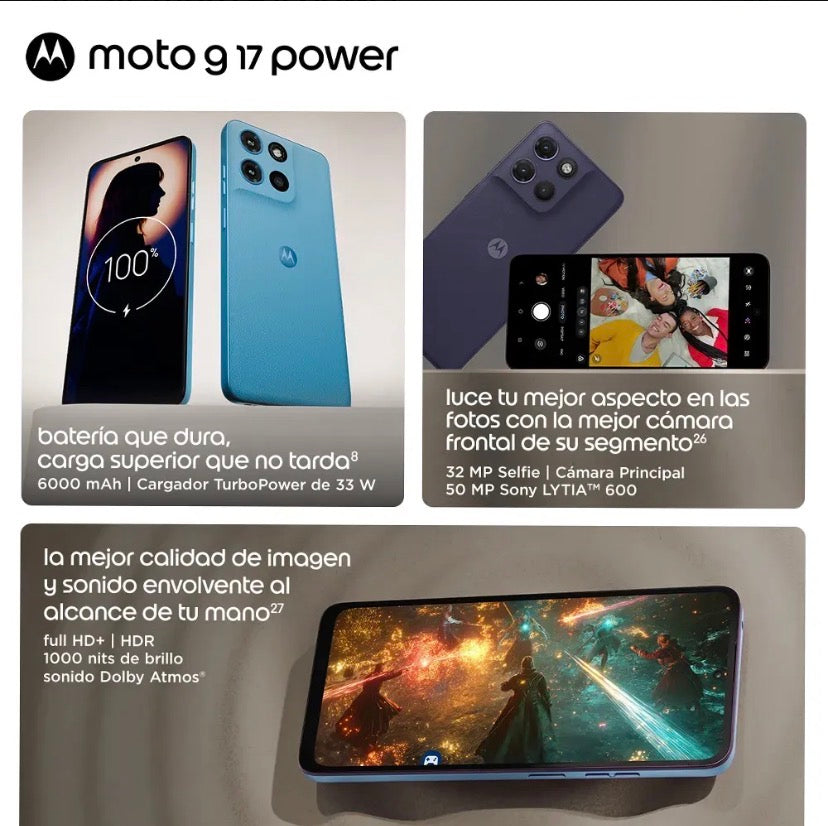 📱 Moto G17 Power 256GB (8GB RAM)